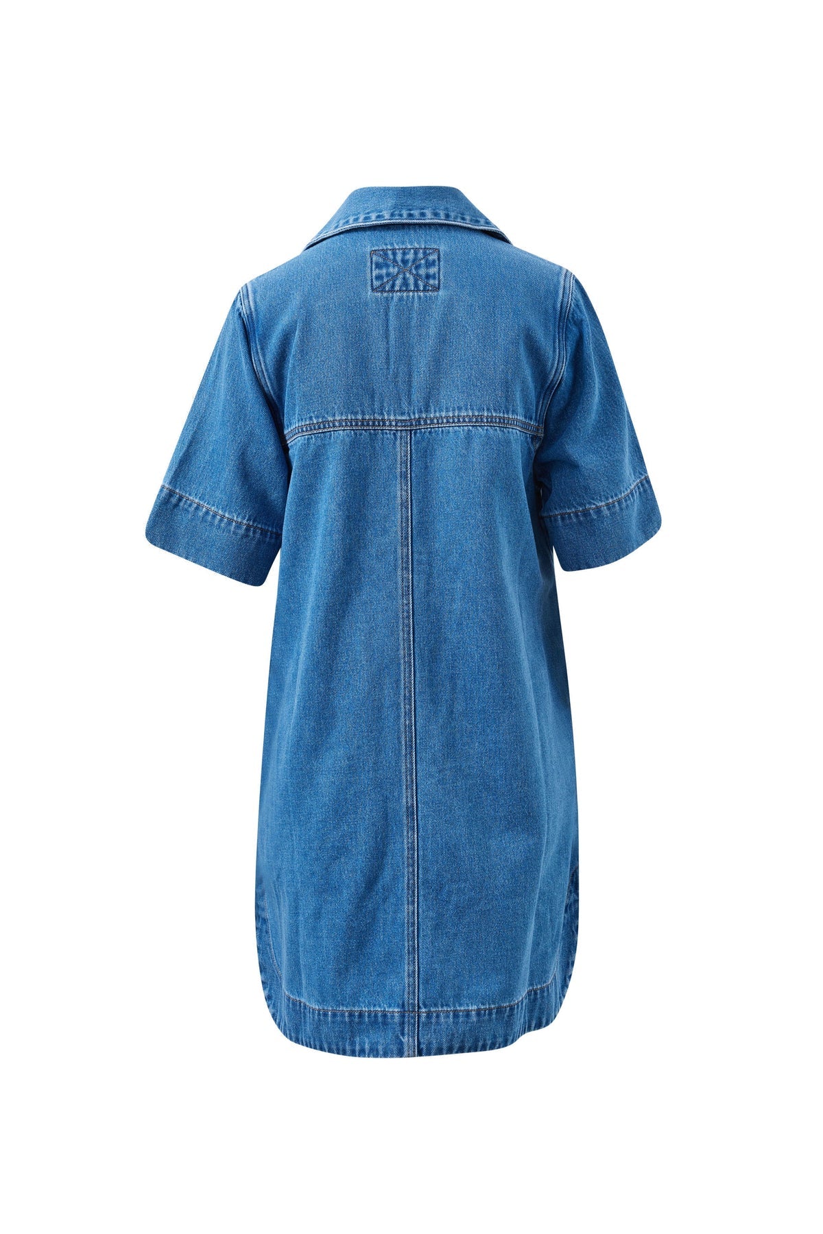 Ceres Bonnie Relaxed Shirt Dress - fresh indigo