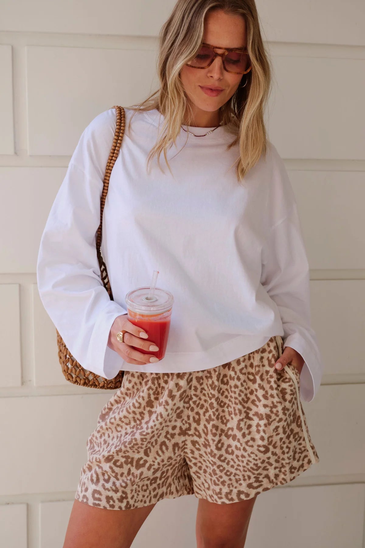 Ceres Mila Short - summer leopard