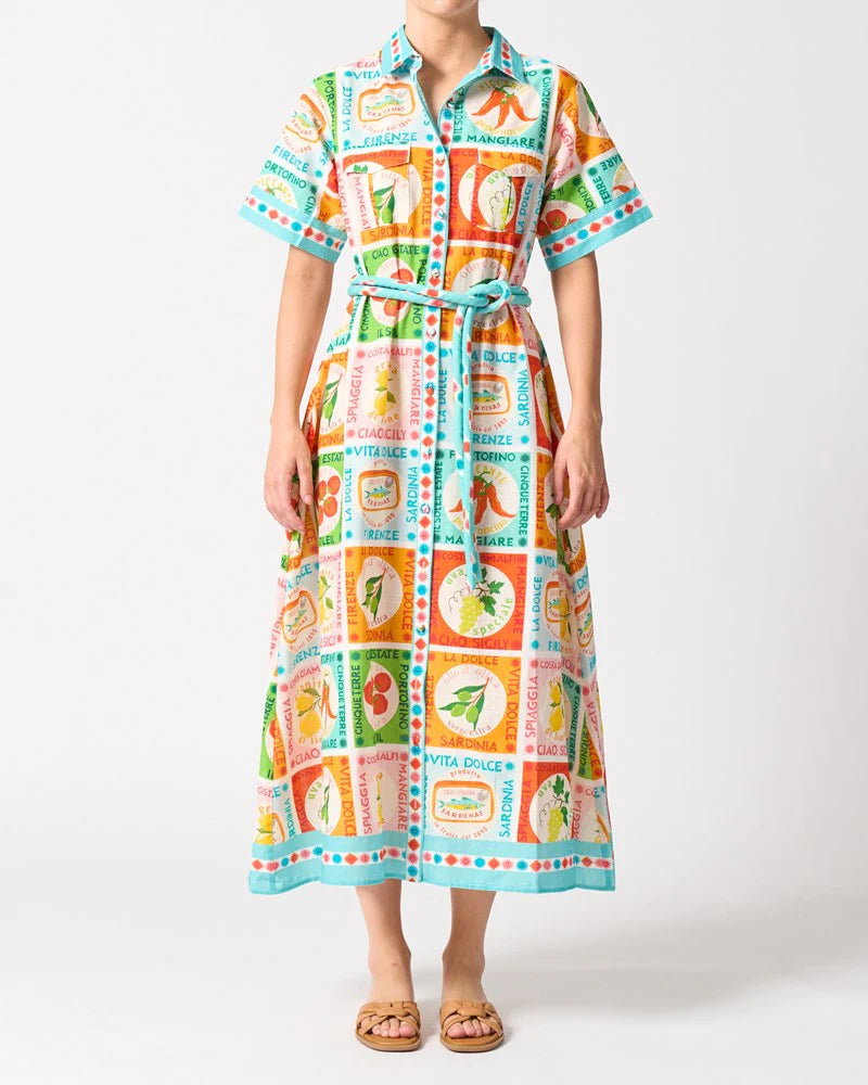 Walnut Melbourne Cannes Dress - Ciao Sicily