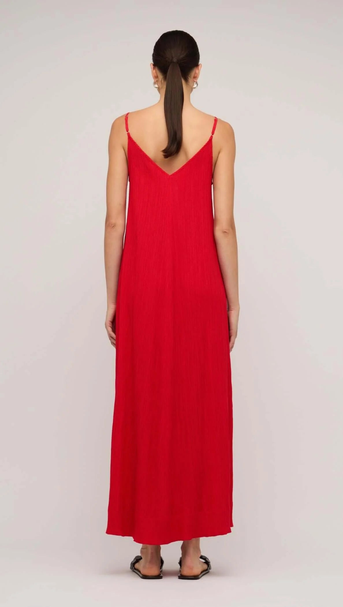 Staple the Label Amira Maxi Dress - red crepe