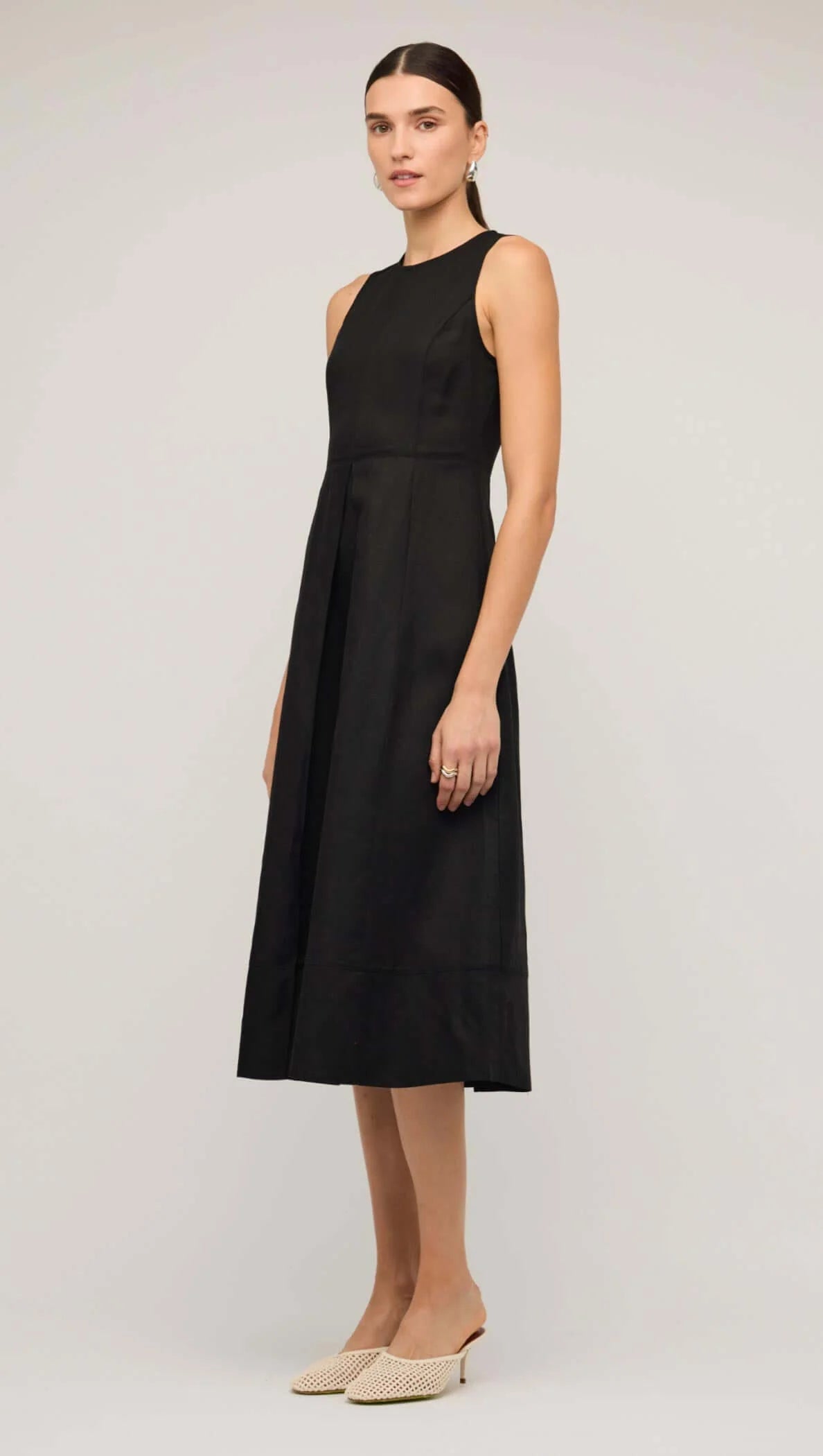 Staple the Label Veda Midi Dress - black