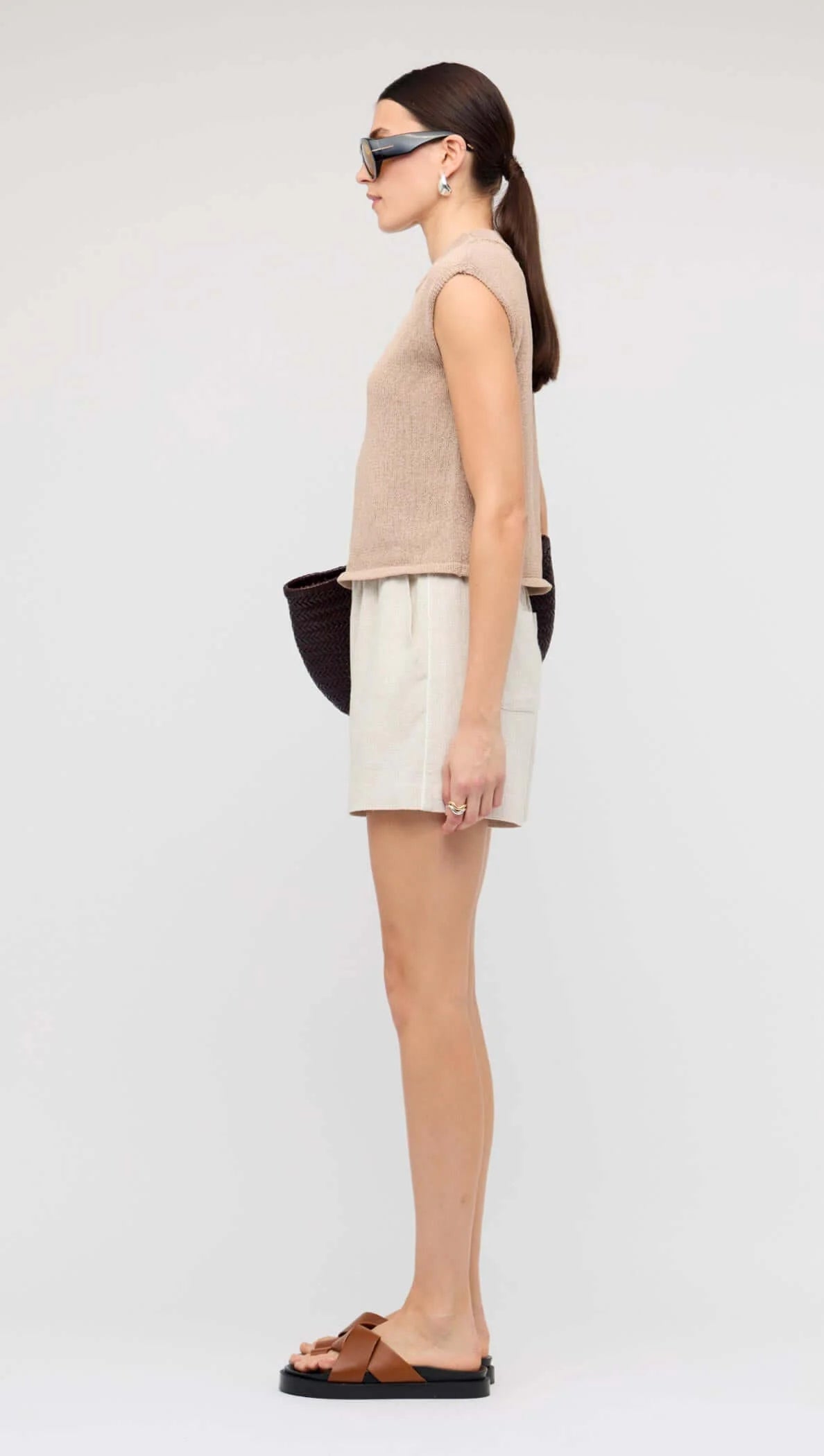 Staple the Label Dune Knit Top - latte