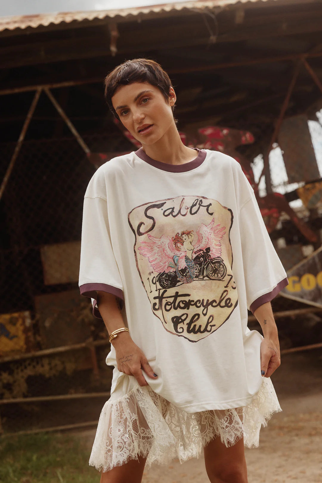 Sabbi the Store The Very Oversized Ride or Die Tee