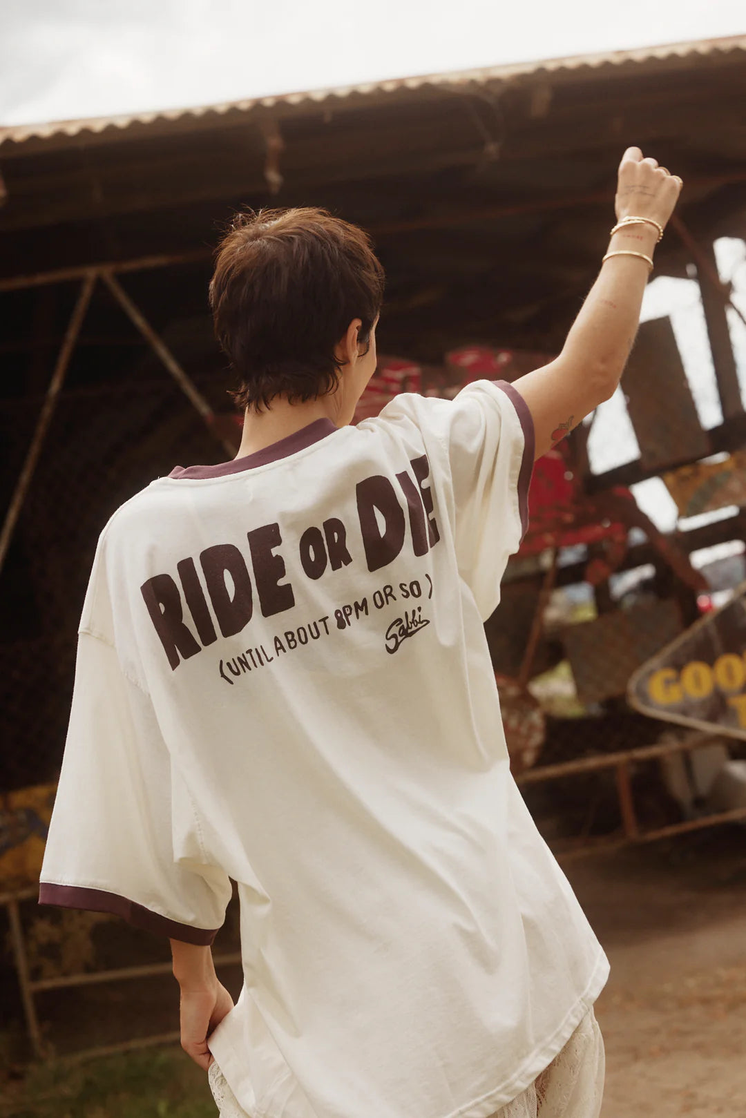 Sabbi the Store The Very Oversized Ride or Die Tee