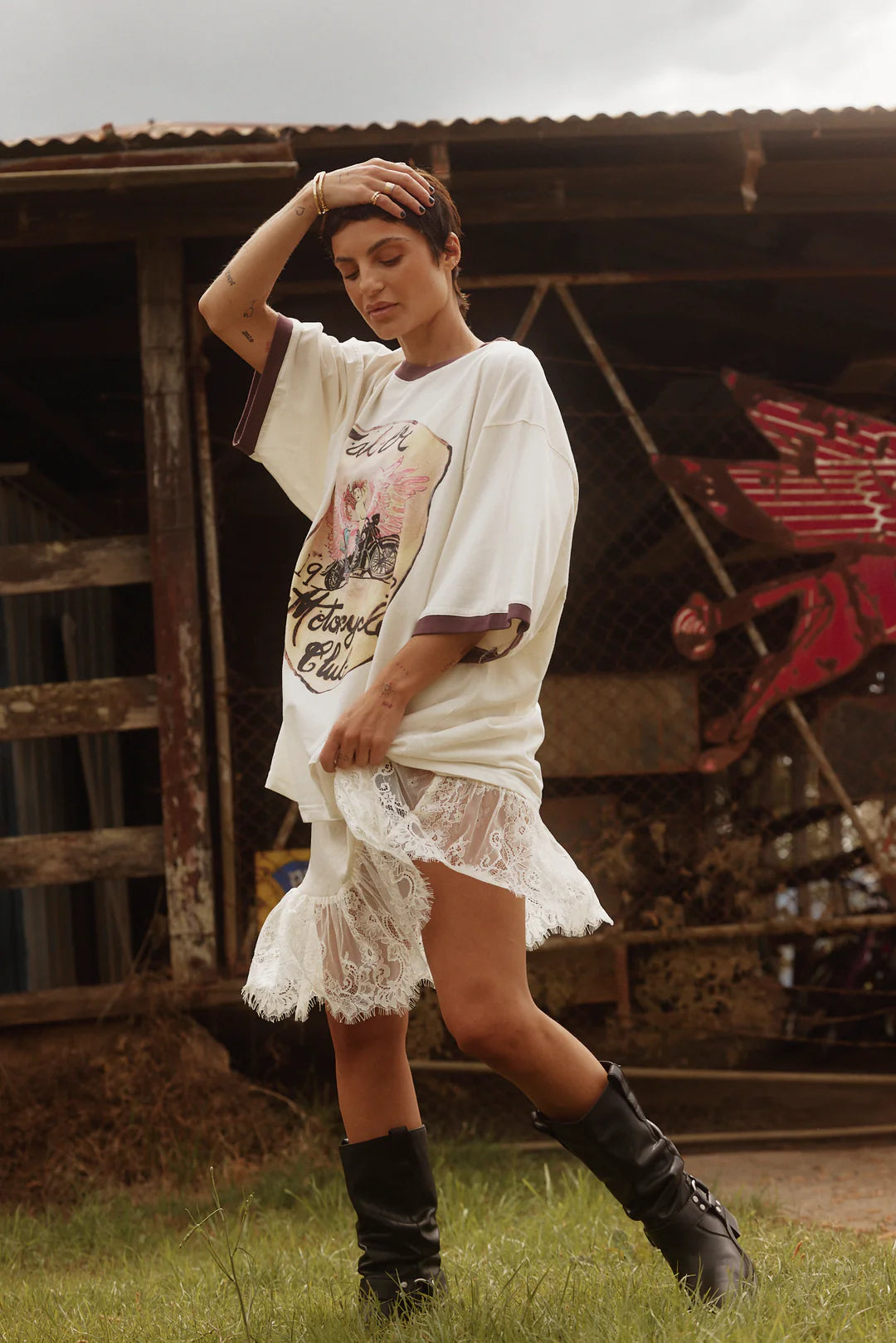 Sabbi the Store The Very Oversized Ride or Die Tee