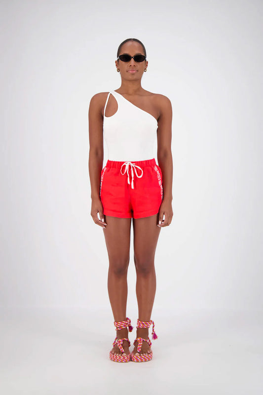 Jasmine Alexa Rosetta Shorts - Red