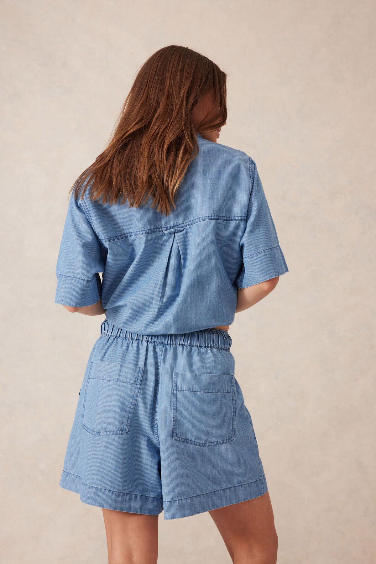 Ceres Life Relaxed Every Day Short - vintage blue stripe