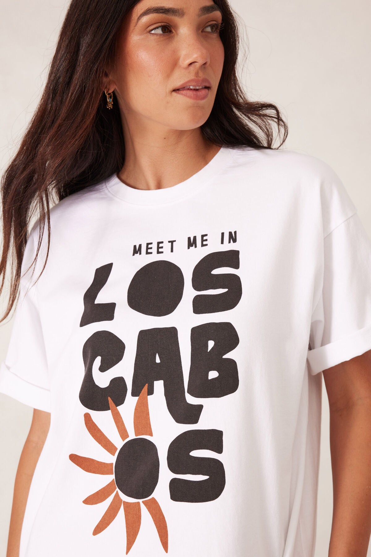 Ceres Life Boyfriend Tee - white/los cabos