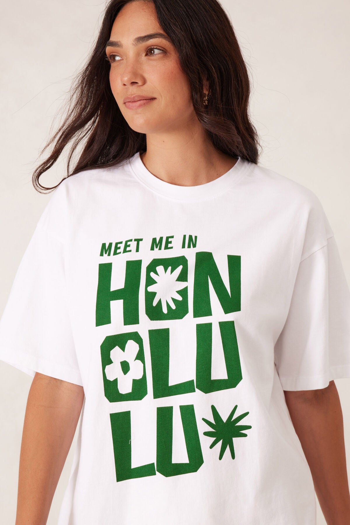 Ceres Life Boyfriend Tee - honolulu winter green