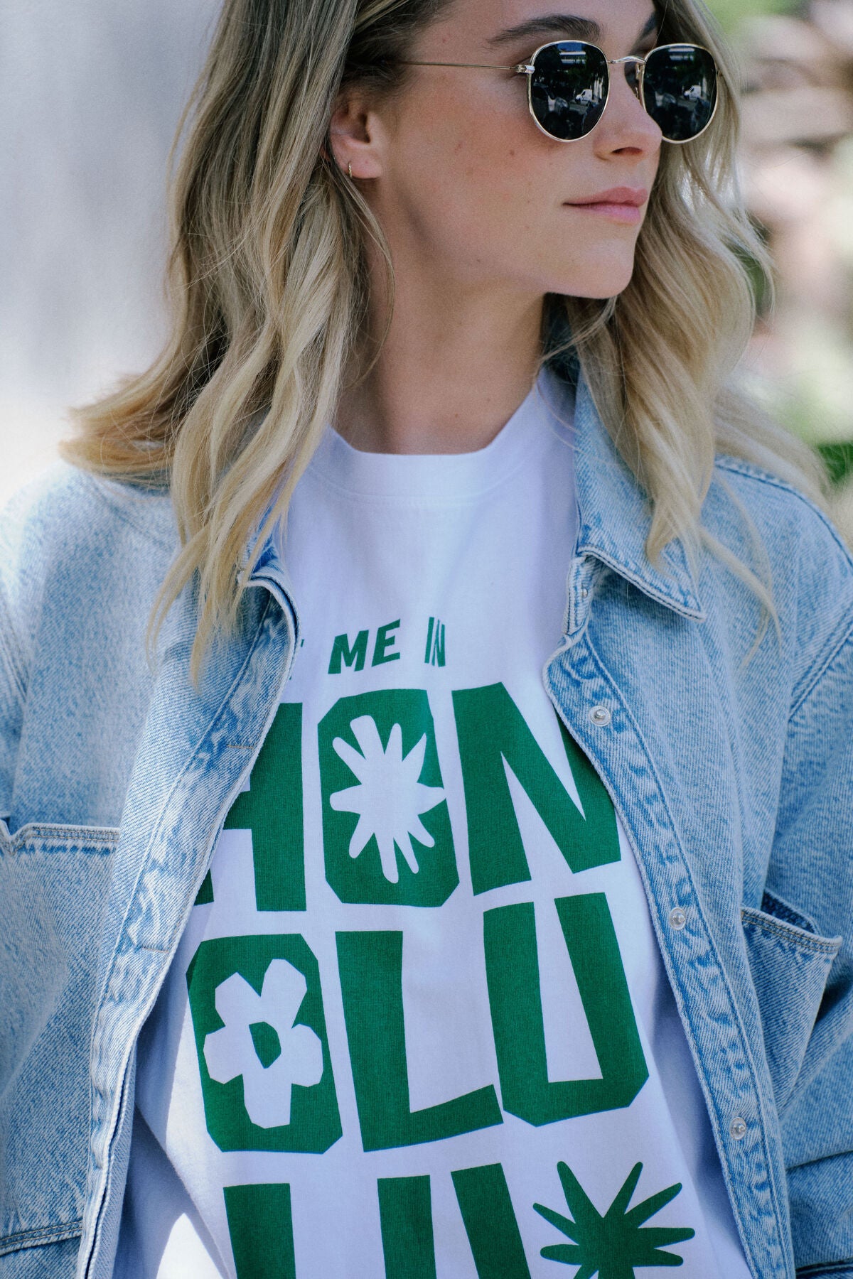 Ceres Life Boyfriend Tee - honolulu winter green