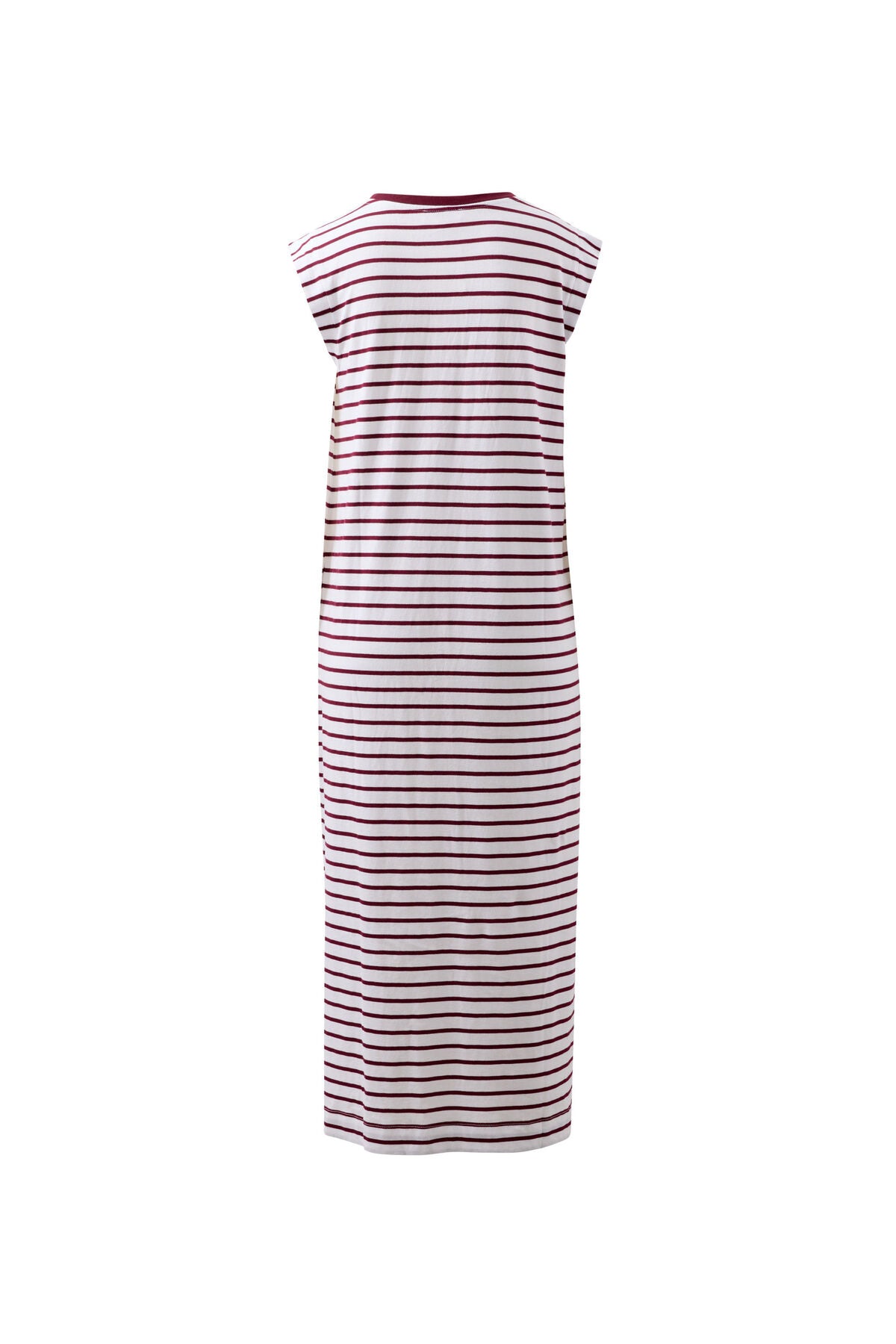 Ceres Paloma Dress - white/pomegranate stripe