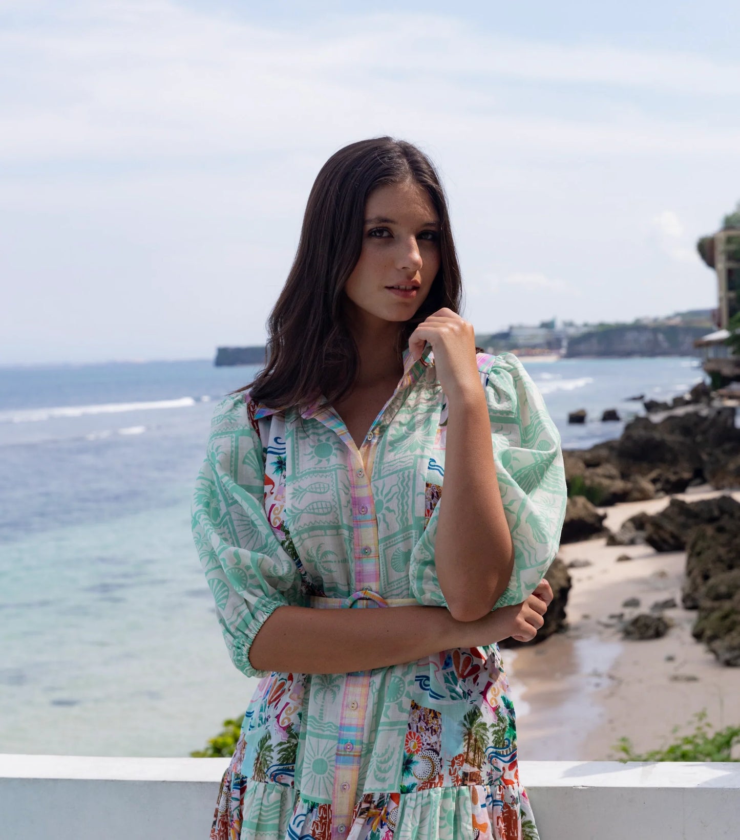 KACHEL Jean Maxi Dress