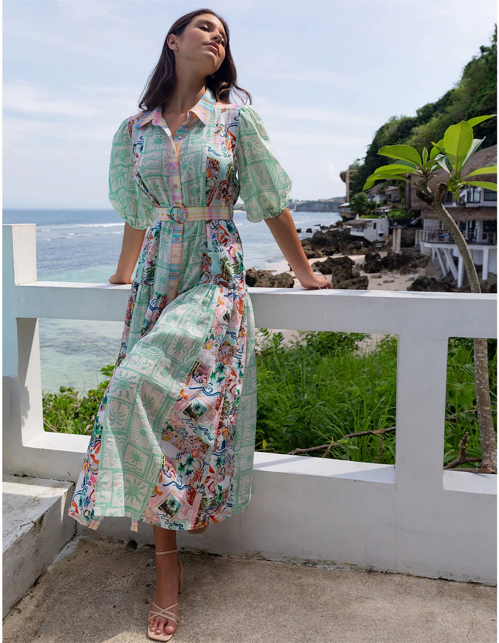 KACHEL Jean Maxi Dress