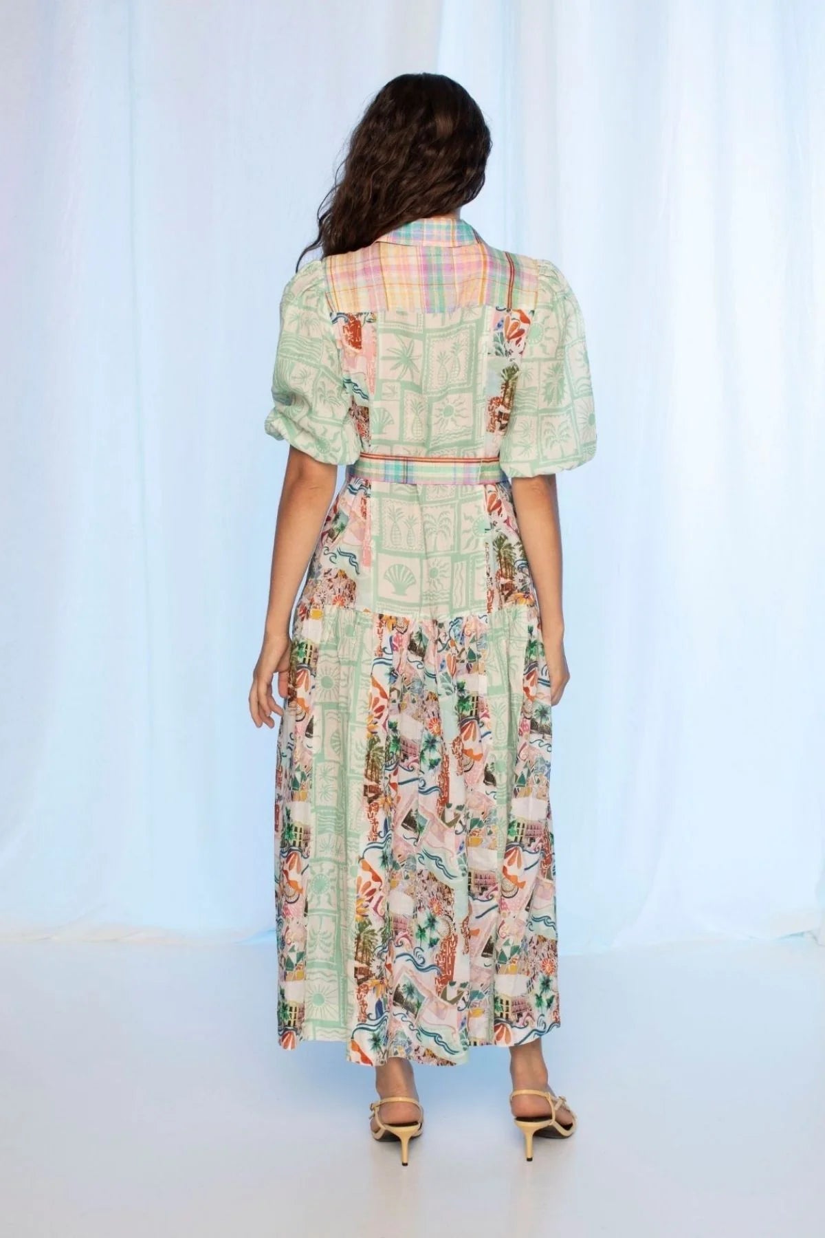 KACHEL Jean Maxi Dress