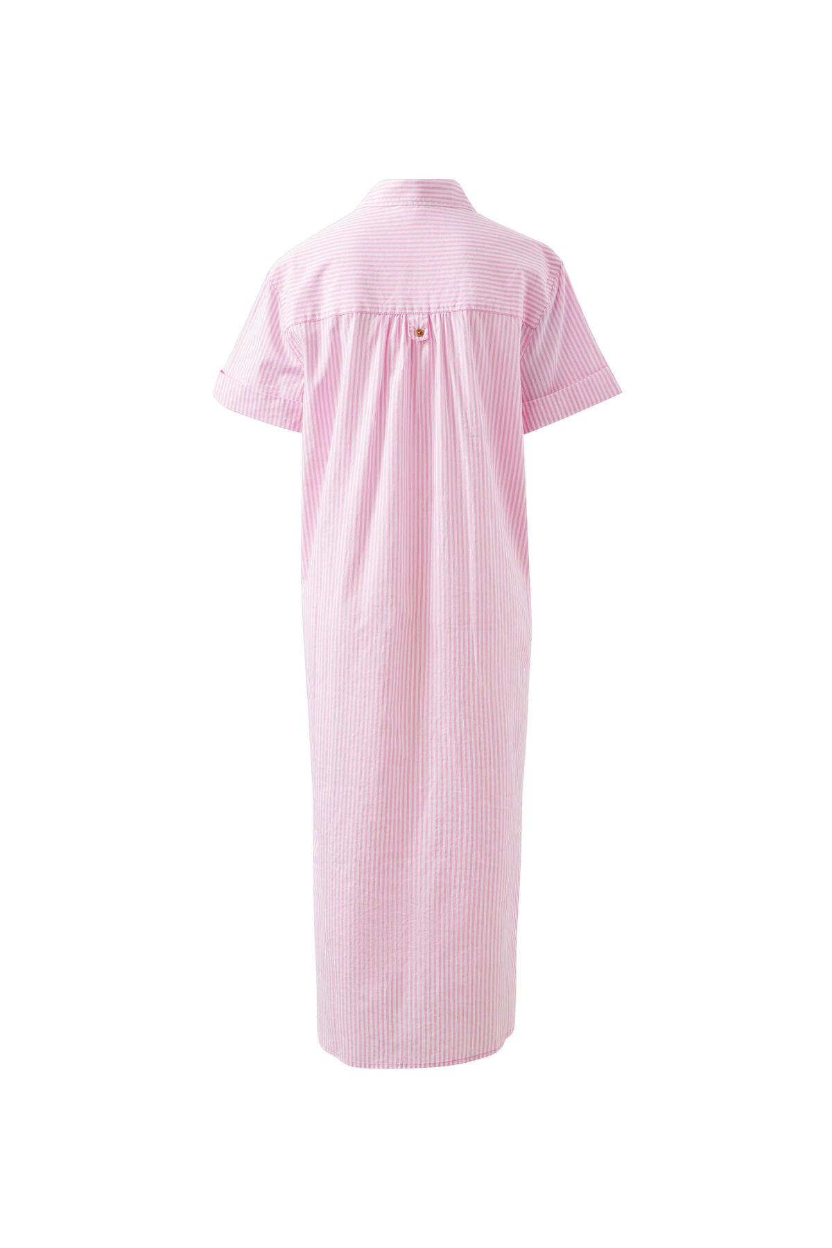 Ceres Hanna Midi Shirt Dress - hibiscus pink stripe