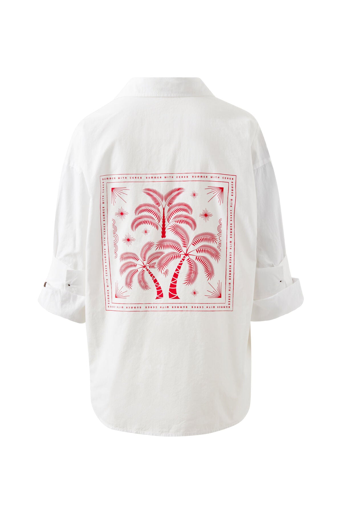 Ceres Miya Shirt - white summer with ceres