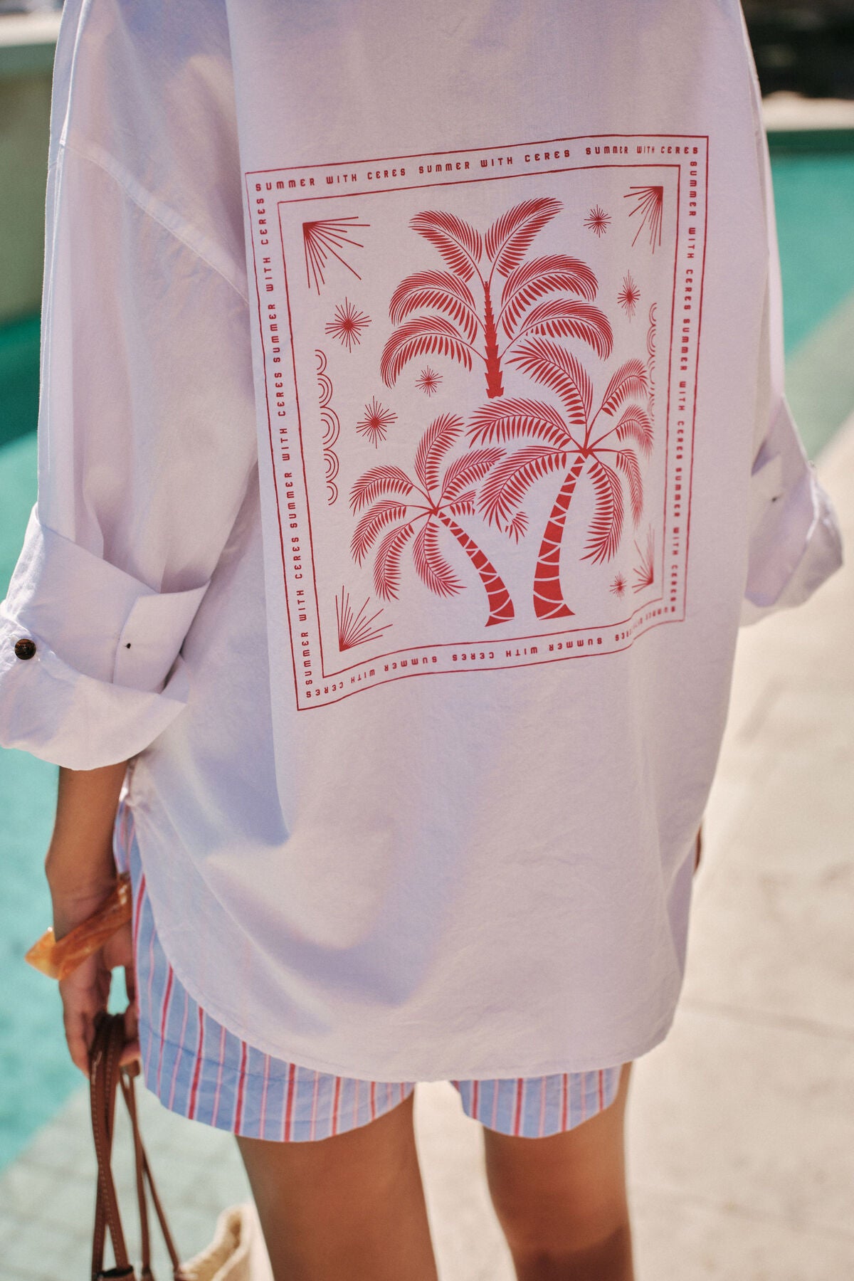 Ceres Miya Shirt - white summer with ceres