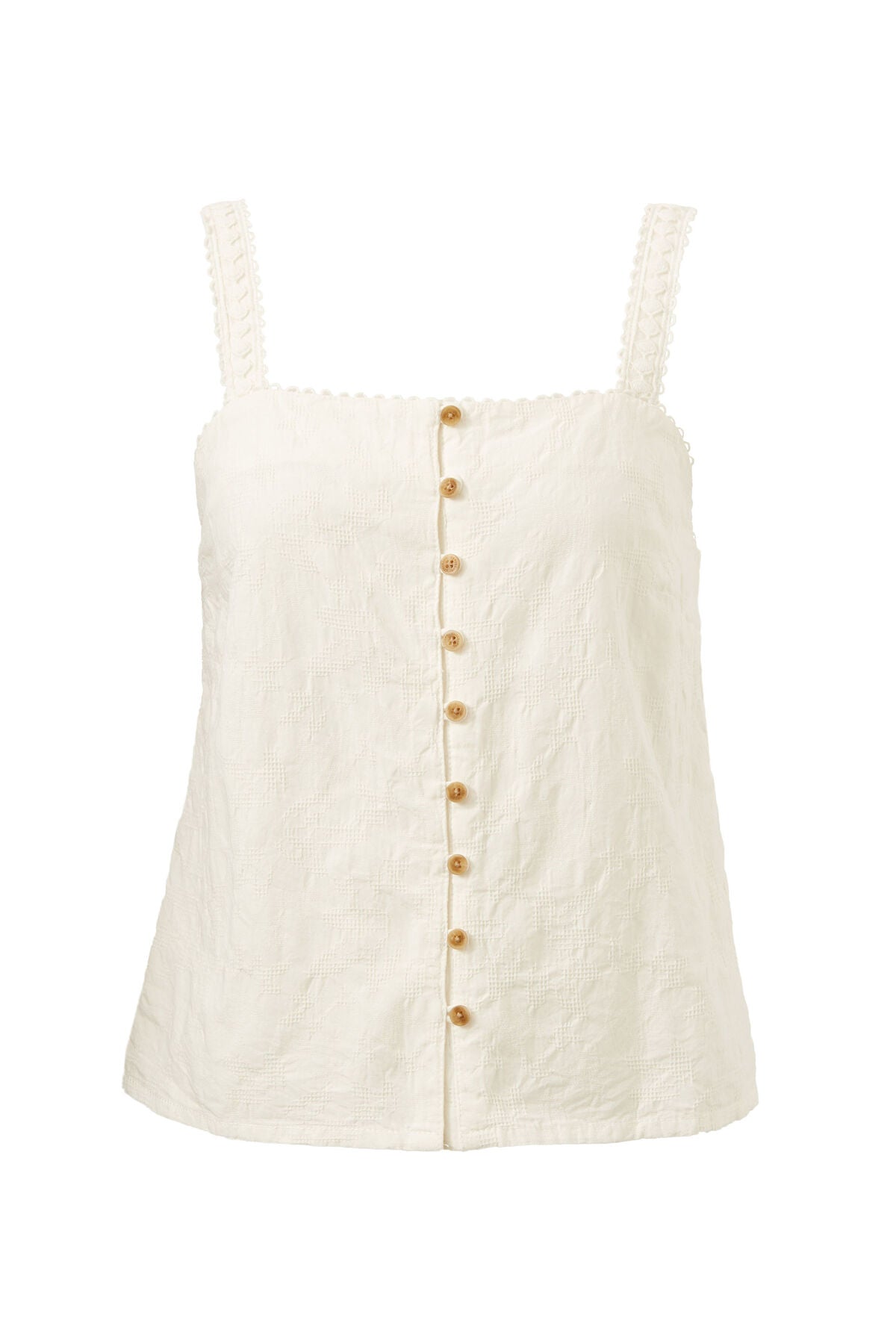 Ceres Life Folk Top White