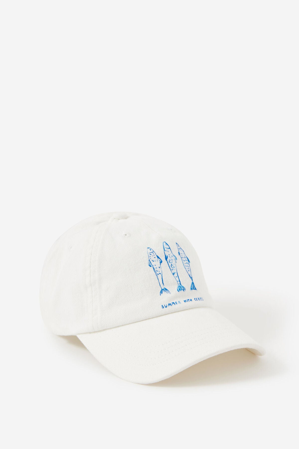 Ceres Pip Everyday Cap - white/summer fish