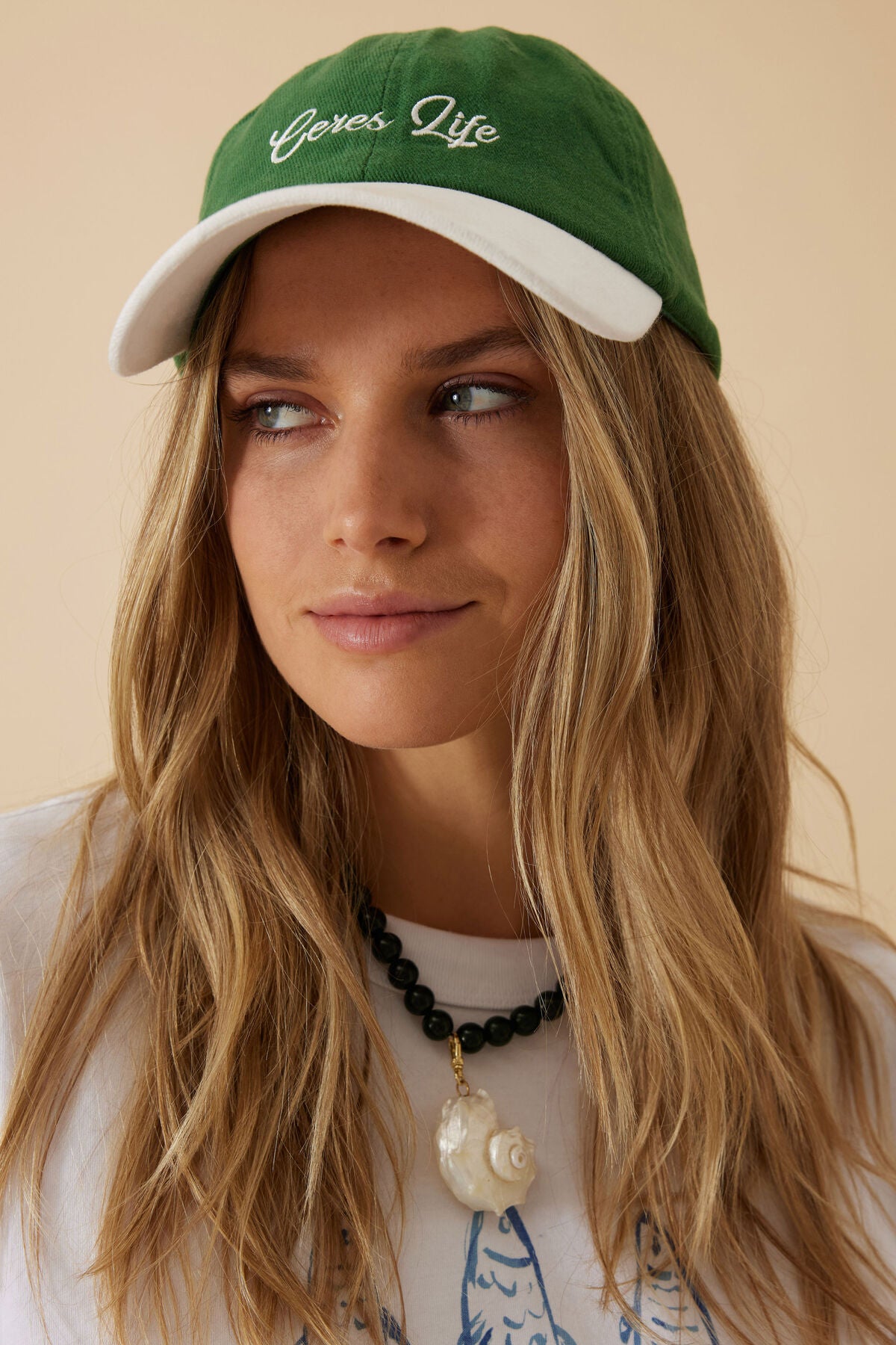 Ceres Pip Everyday Cap - heritage green/white