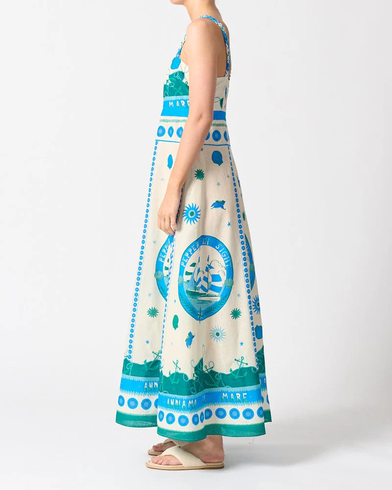 Walnut Melbourne Sardinia Dress - Andiamo