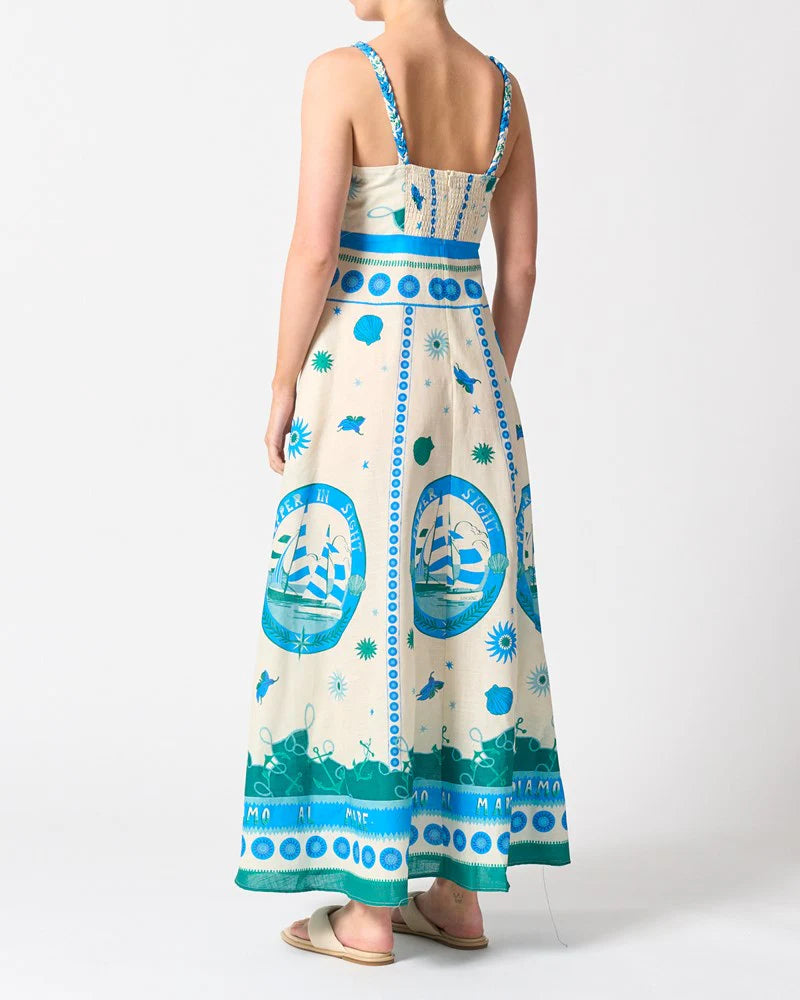 Walnut Melbourne Sardinia Dress - Andiamo