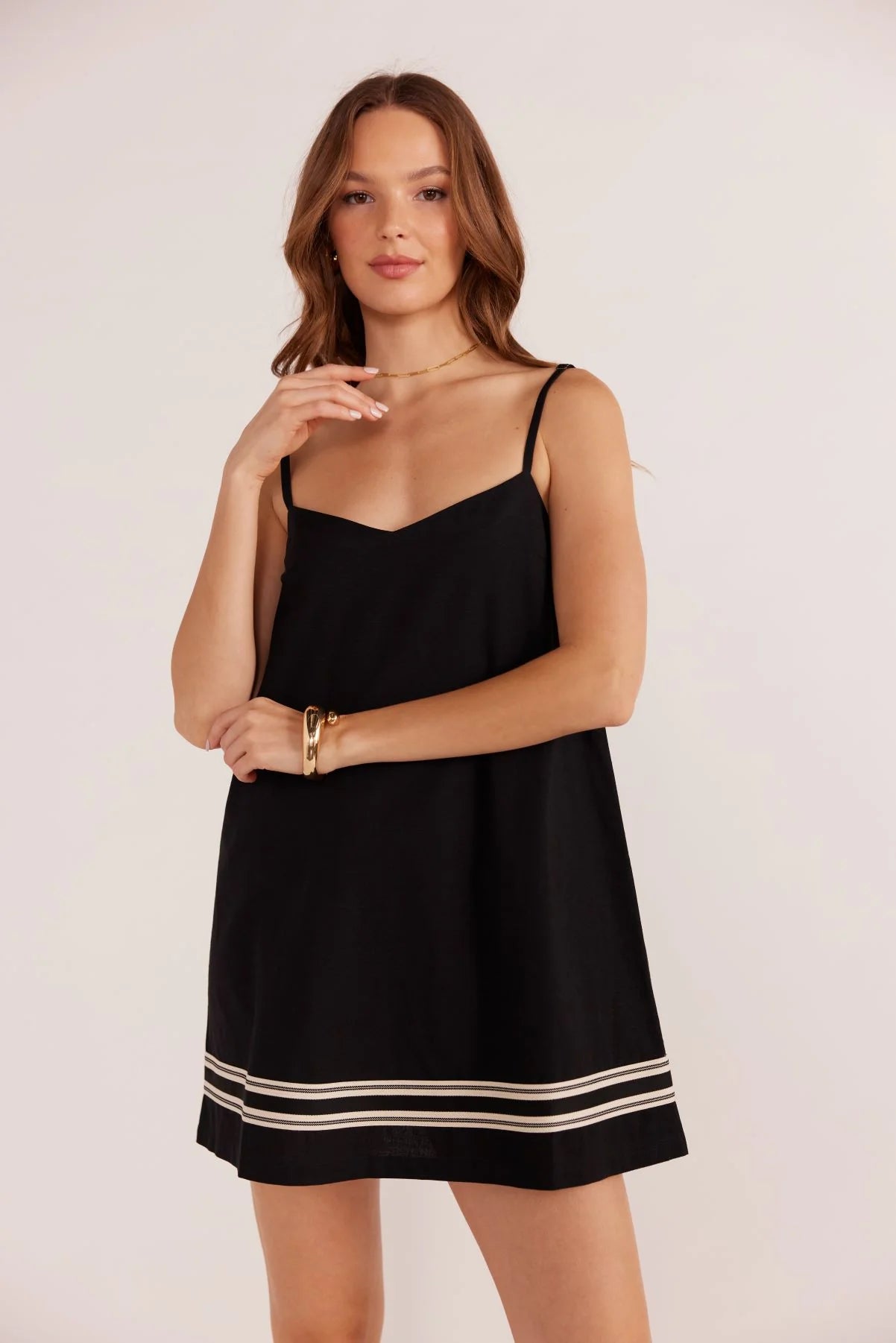 MINKPINK Elki Trim Mini Dress