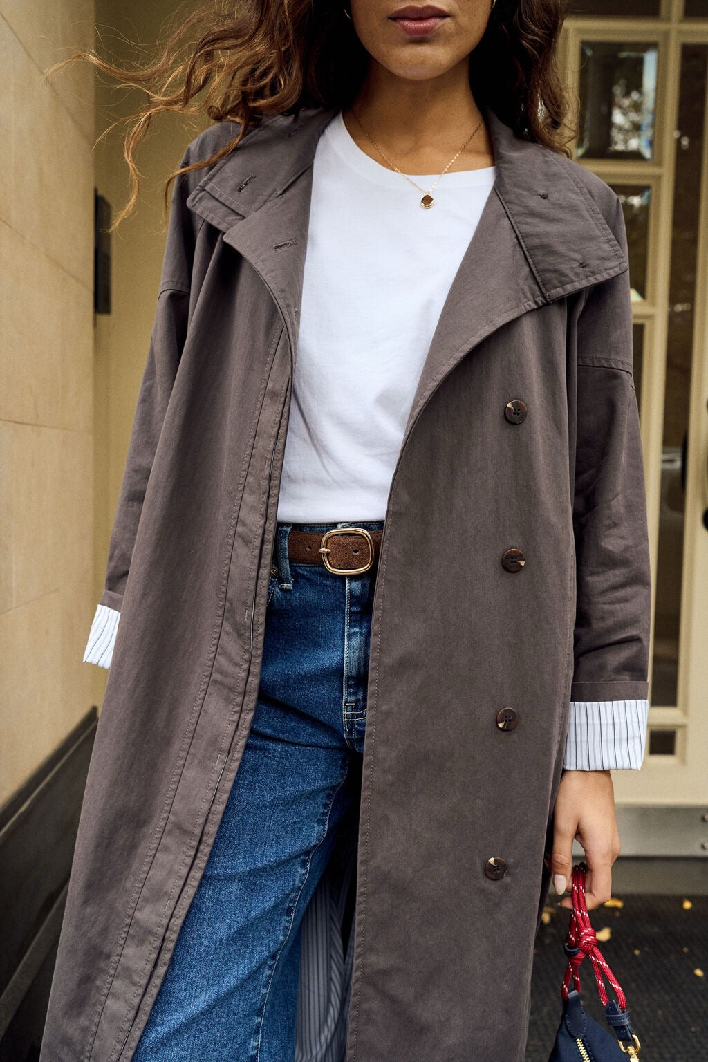 Ceres Rowan Longline Jacket - Tobacco Brown
