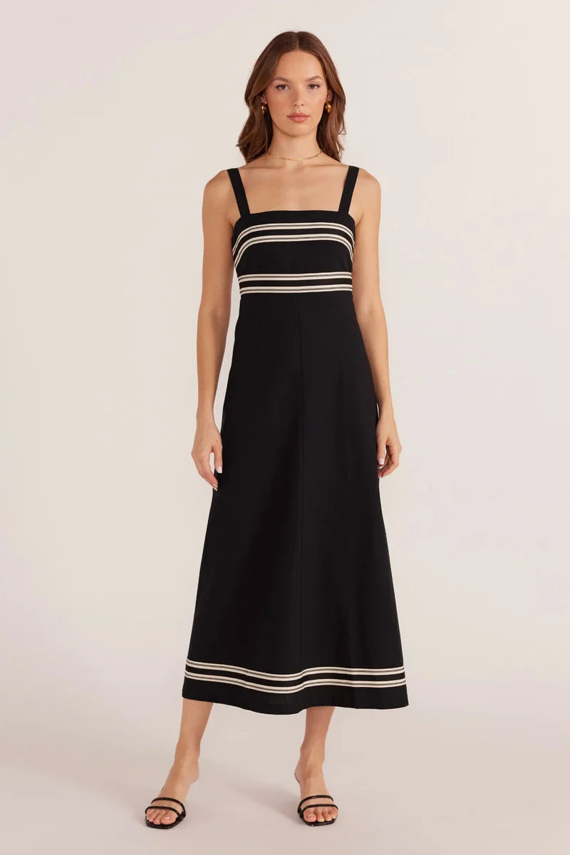 MINKPINK Elki Trim Midi Dress