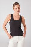 Ceres Life Core Organic Scoop Tank Black