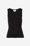 Ceres Life Core Organic Scoop Tank Black