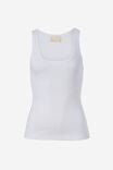 Ceres Life Core Organic Scoop Tank White